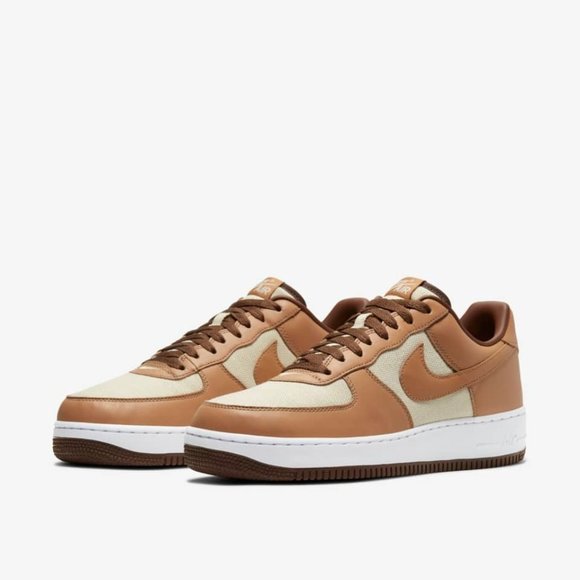 Nike Air Force 1 Shoe (Brown) - Picture 1 of 9